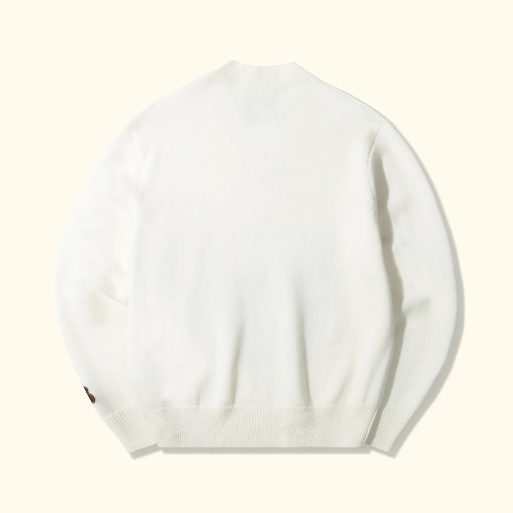 Crest Sweater Cream - Image 4