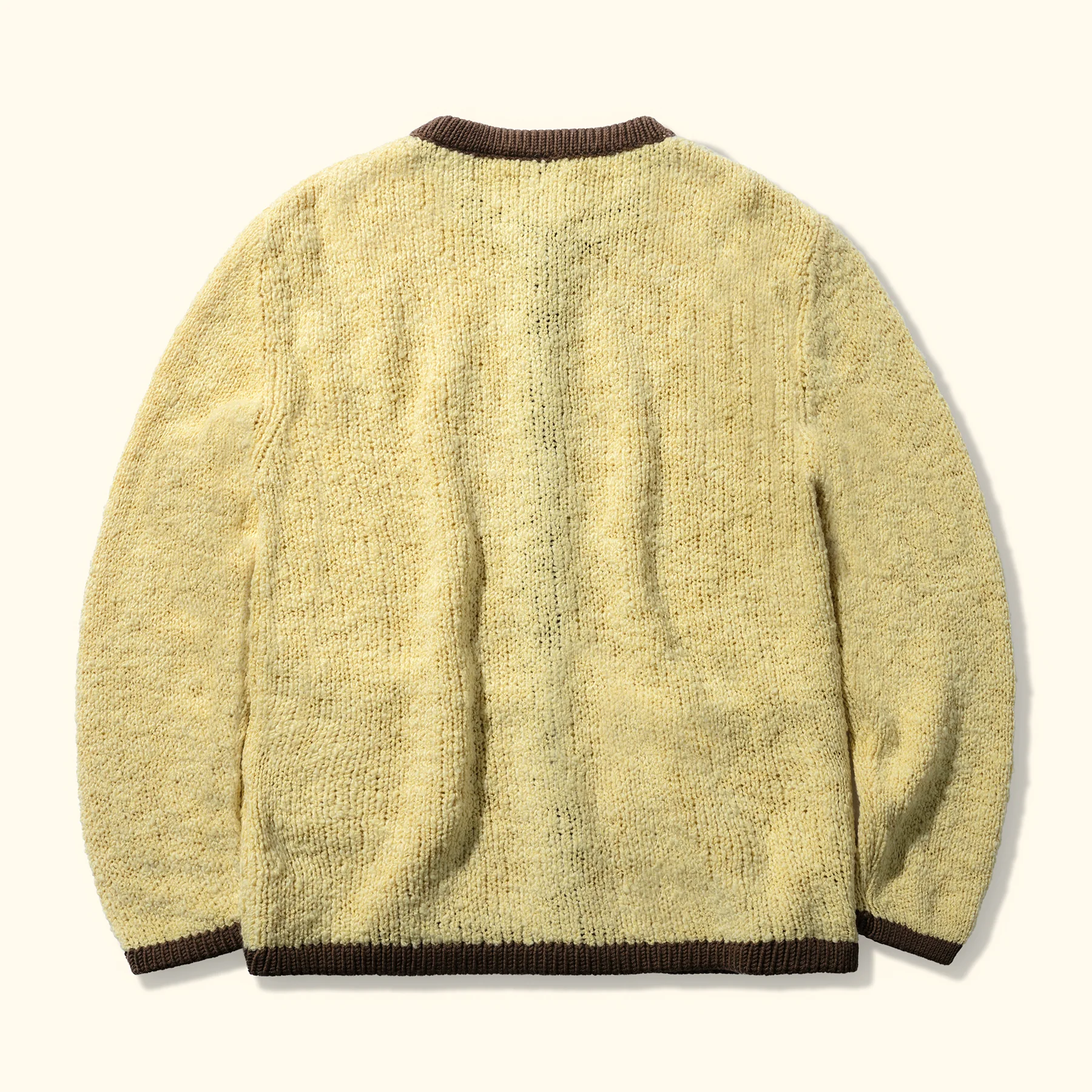Crewneck Cardigan Honey - Image 3
