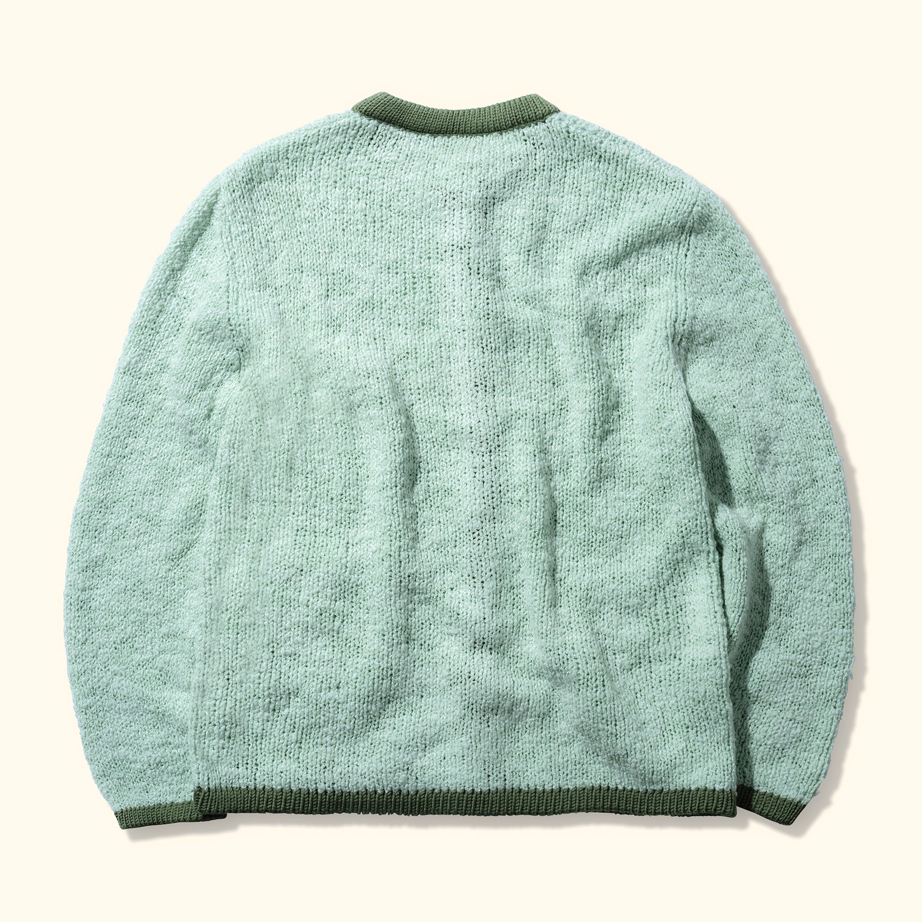 Crewneck Cardigan Mint - Image 3