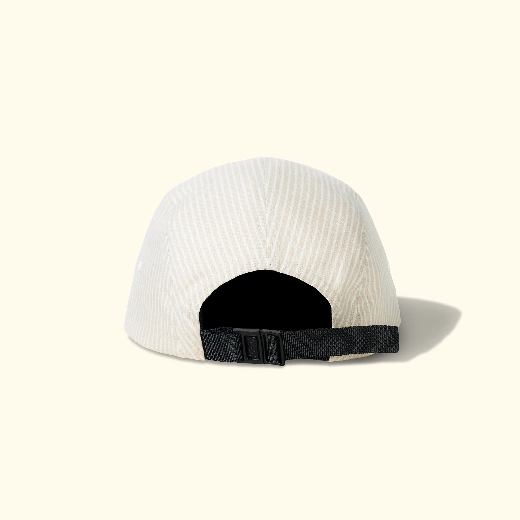 Hickory Stripe Camp Hat Khaki - Image 3