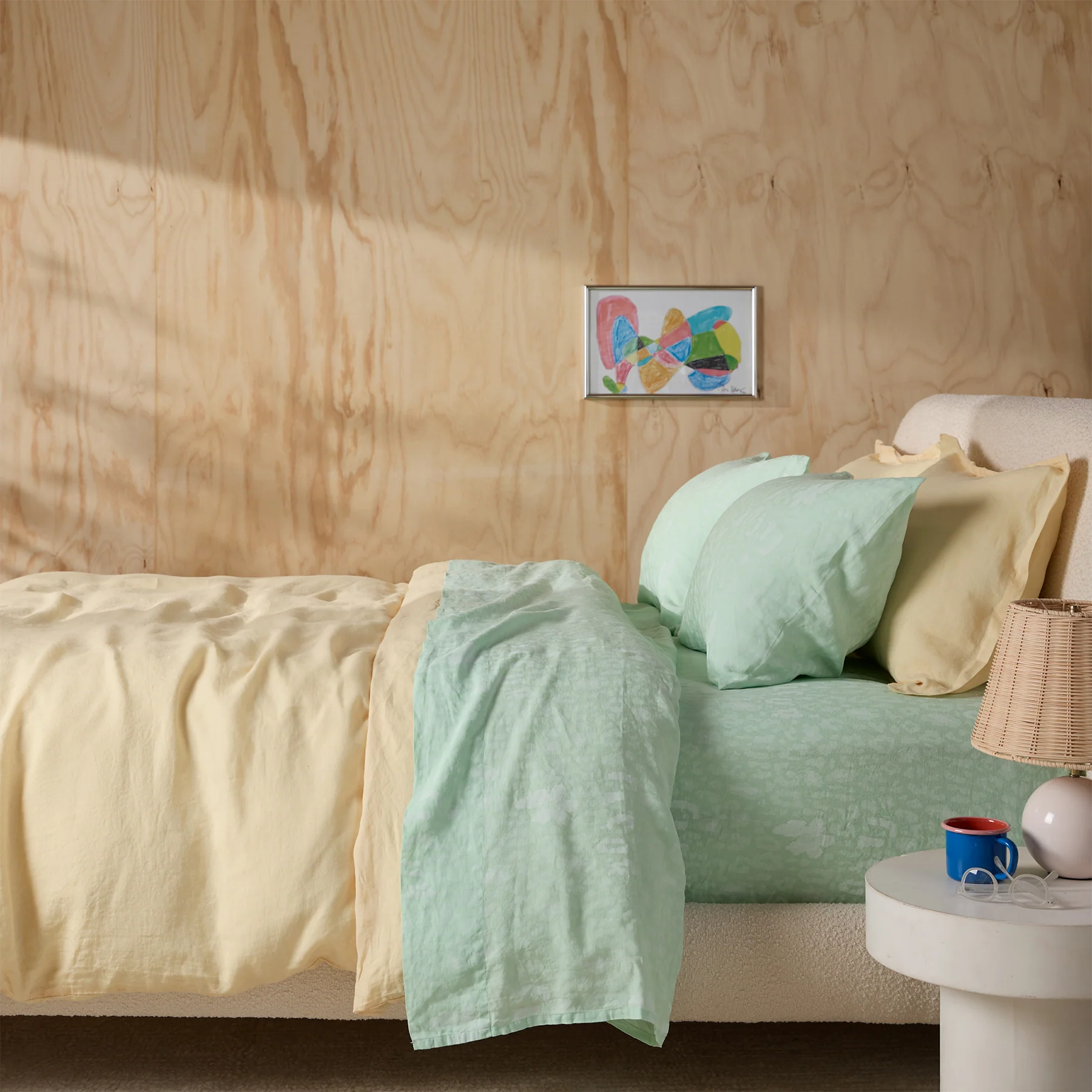 Linen Sham Set Blonde - Image 3