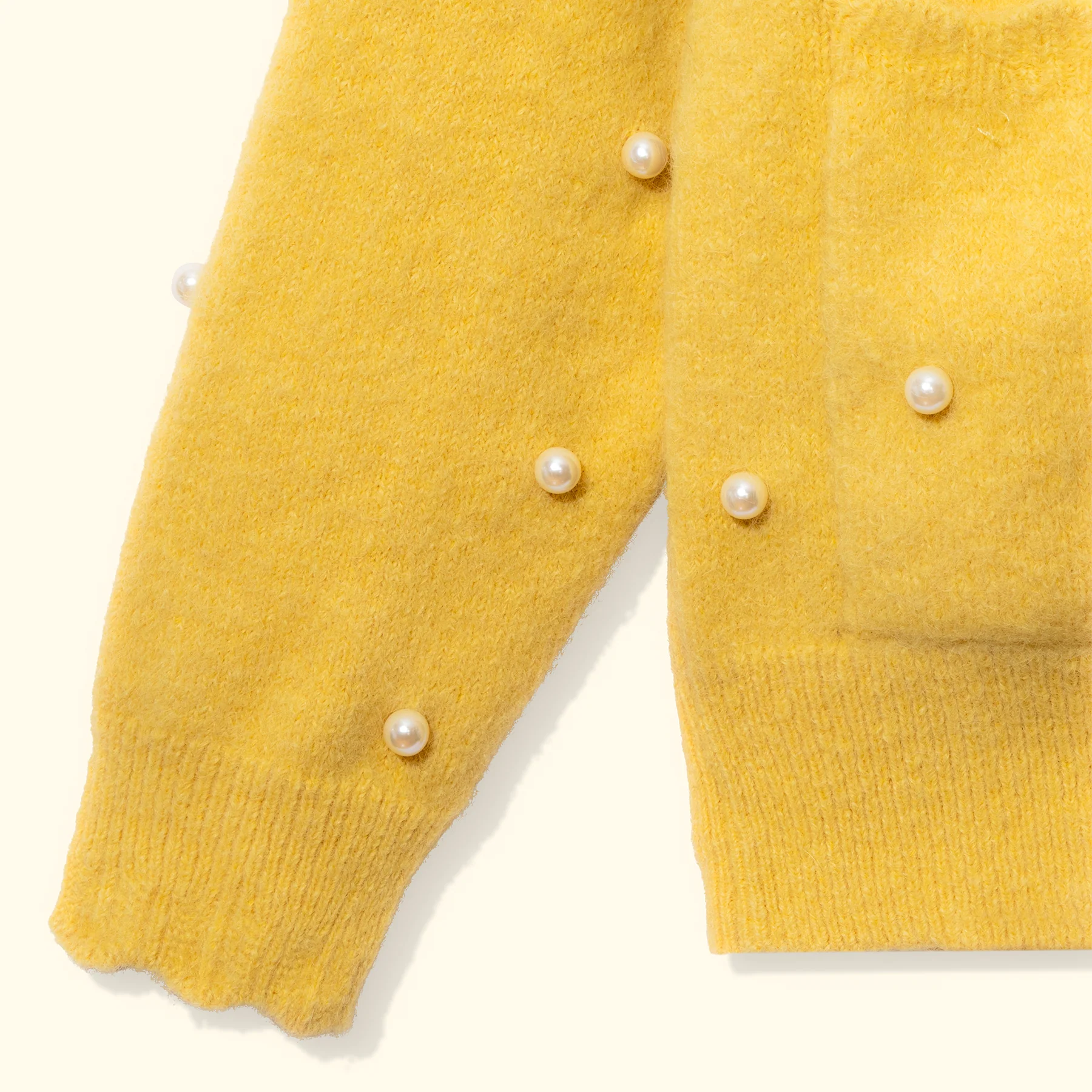 Pearl Cardigan Yellow - Image 5