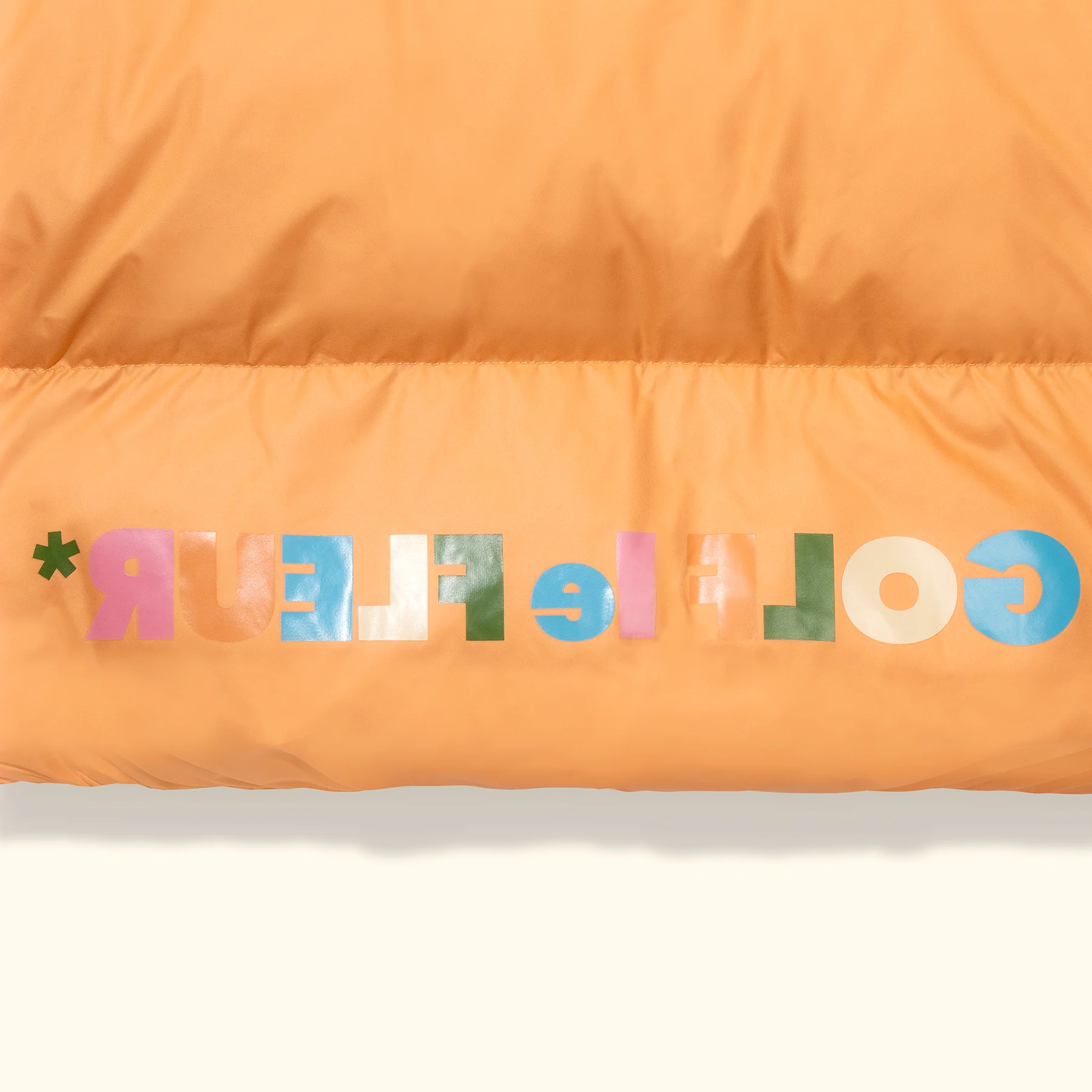 Rico Puffer Jacket Orange - Image 4