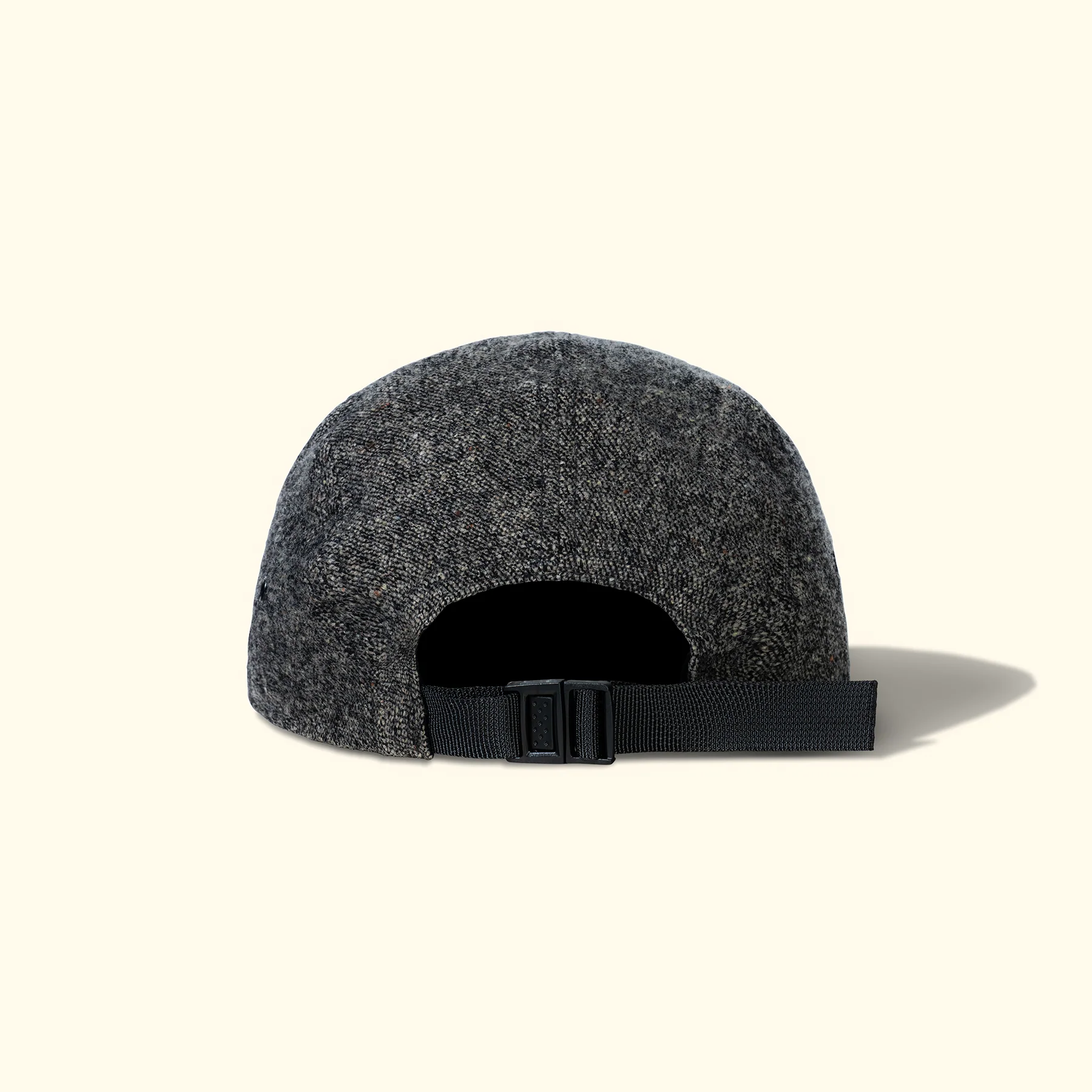 Speckled Wool Camp Hat Black - Image 3